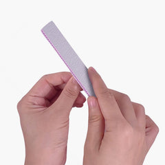 12 Pack Nail Files 100/180 Grit Double-Sided Emery Boards for Natural & Acrylic Nails