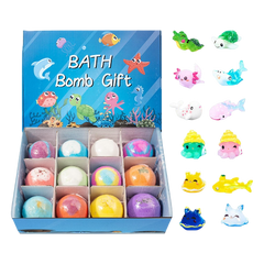 Kids Bath Ball with Toy – Natural Soak Bath Balls for Children